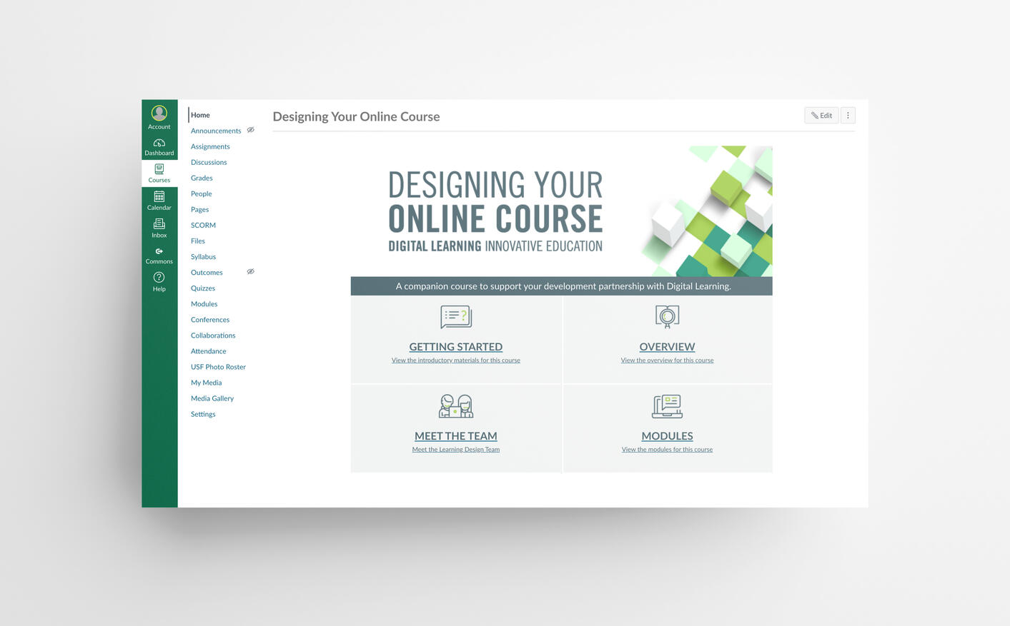 Landing Page Design for Instructor Training